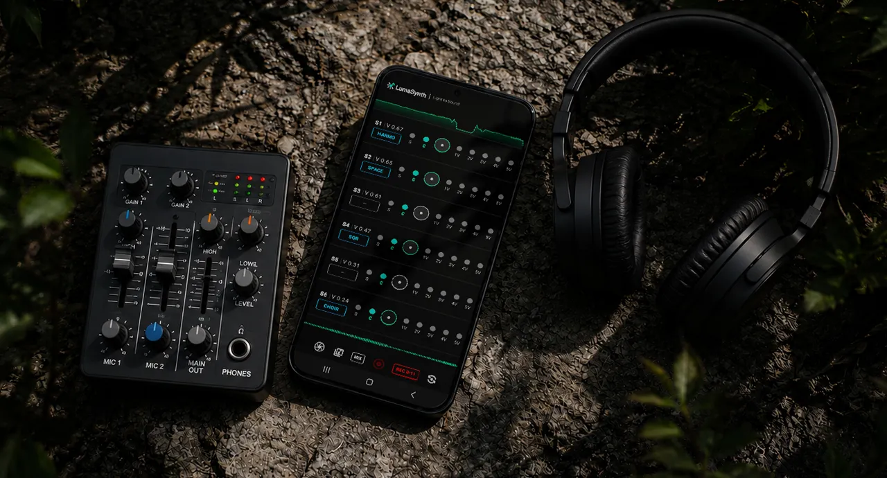 LumaSynth Mockup